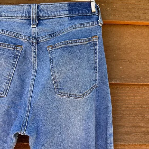 Abercrombie & Fitch The Skinny High Rise With Split Ankle Detail Jeans Size 29 - Picture 12 of 14